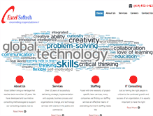 Tablet Screenshot of excelsoftechinc.com